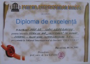 Forumul Inventatorilor Romani 2005 - Diploma de excelenta